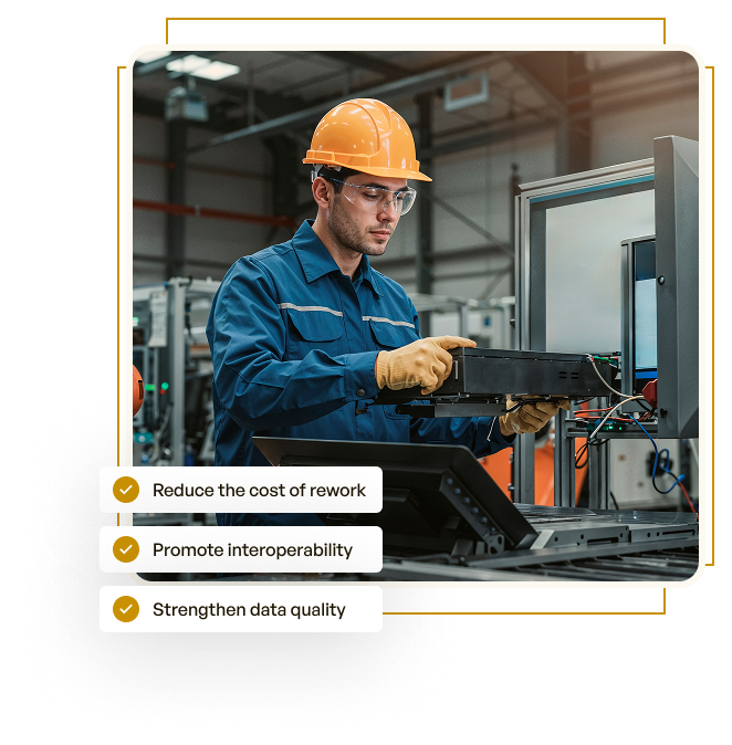 Worker with equipment